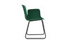 juli plastic armchair with sled base - 3