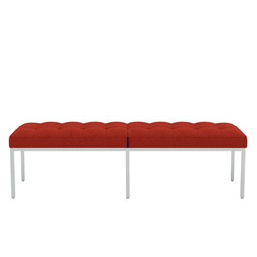 knoll three seat bench