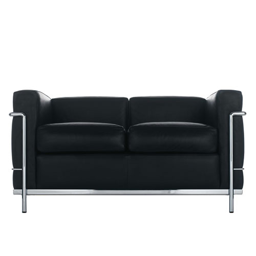 LC2 2 Seat Sofa with down cushions