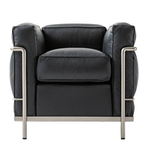 LC2 Armchair with down cushions