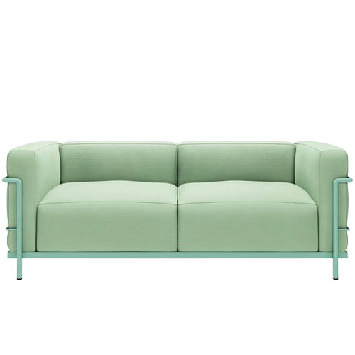LC3 2 Seat Sofa with down cushions