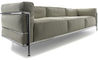 le corbusier lc3 three seat sofa with down cushions - 2