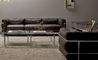 le corbusier lc3 three seat sofa with down cushions - 4