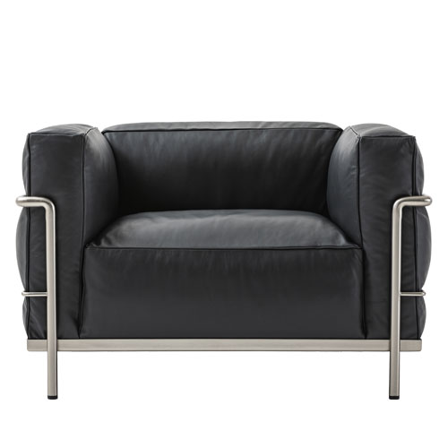 LC3 Armchair with down cushions