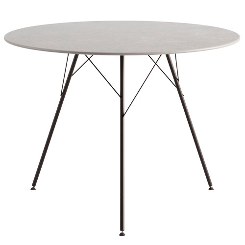 leaf round dining table