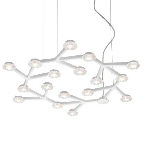 led net circle suspension lamp