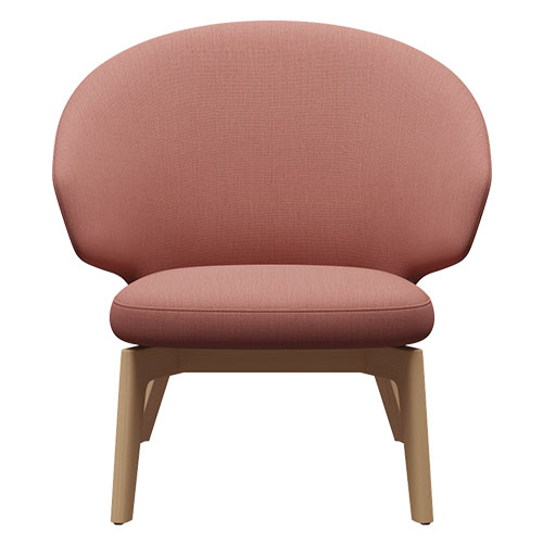 Let Lounge Chair wood base