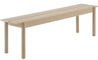 linear wood bench - 2