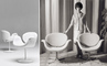 pierre paulin little tulip chair with disc base - 5