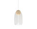 liuku ball pendant light with glass shade - 1