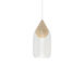 liuku drop pendant light with glass shade - 1