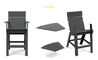 lollygagger hi-rise chairs with bridge set - 14