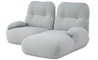 luva 2 seat sofa with chaise - 3