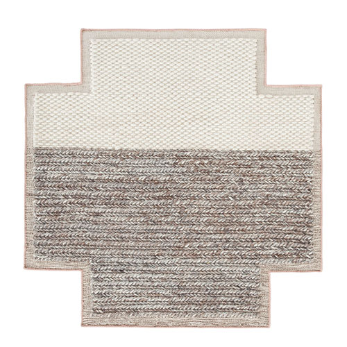 mangas space square plait rug