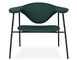 masculo lounge chair with 4 leg base - 2