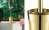 merdolino limited edition gold toilet brush - 2