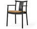 merkur dining armchair with upholstered seat - 2