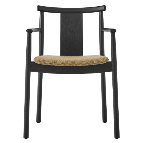 Merkur Dining Armchair with upholstered seat