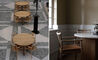 merkur dining chair with upholstered seat - 11