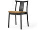 merkur dining chair with upholstered seat - 2