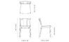 merkur dining chair with upholstered seat - 16