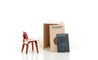 miniature eames dcw - red - 3