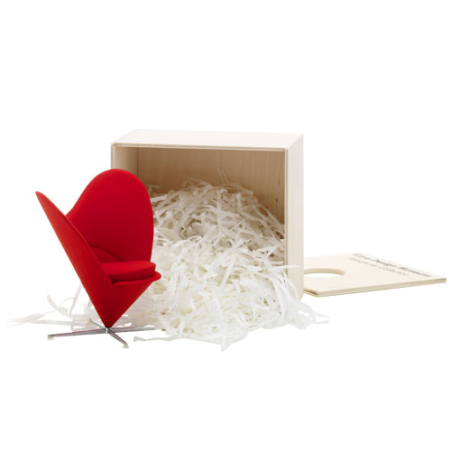 Miniature Panton Heart Chair