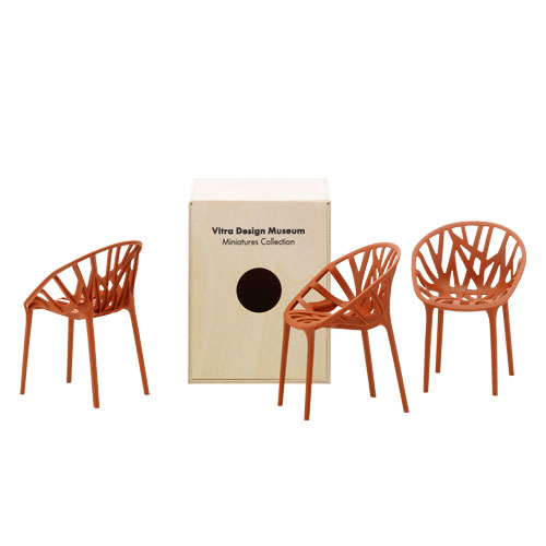 Miniature Vegetal Chair set of 3