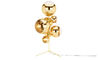 mirror ball gold stand chandelier - 1