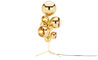 mirror ball gold stand chandelier - 2
