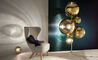 mirror ball gold stand chandelier - 4