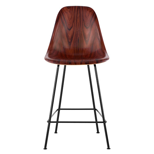 eames molded wood stool