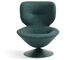moon lounge chair with swivel base - 2