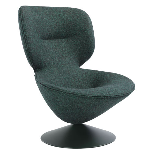 Moon Lounge Chair with Swivel Base