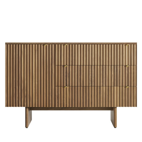 Murmur 1 Door / 3 Drawer Credenza