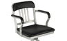 emeco navy semi-upholstered swivel armchair - 2