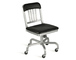 emeco navy semi-upholstered swivel side chair - 1