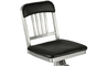 emeco navy semi-upholstered swivel side chair - 2