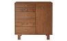 nelson basic cabinet series 5-drawer cabinet with door - 3