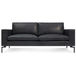 new standard 78" leather sofa - 1