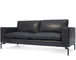new standard 78" leather sofa - 2
