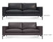 new standard 78" leather sofa - 6