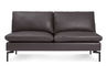 new standard armless leather sofa - 1
