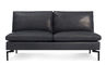 new standard armless leather sofa - 3
