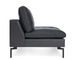new standard armless leather sofa - 6