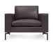 new standard leather lounge chair - 1