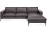 new standard leather sofa with chaise - 4
