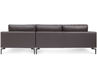 new standard leather sofa with chaise - 5