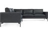 new standard small sectional leather sofa - 3