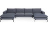 new standard u shaped sectional sofa - 2